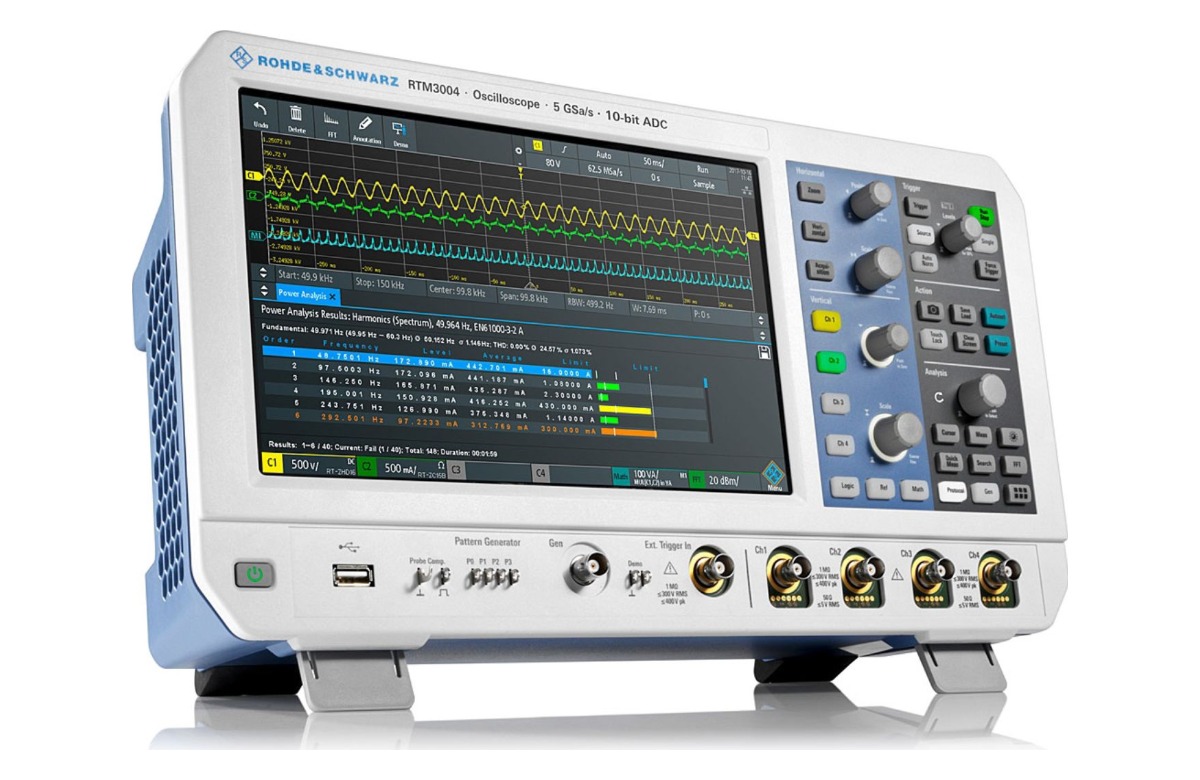 로데슈바르즈 RTM3K-104 1GHz R&S RTM3000 디지털 오실로스코프