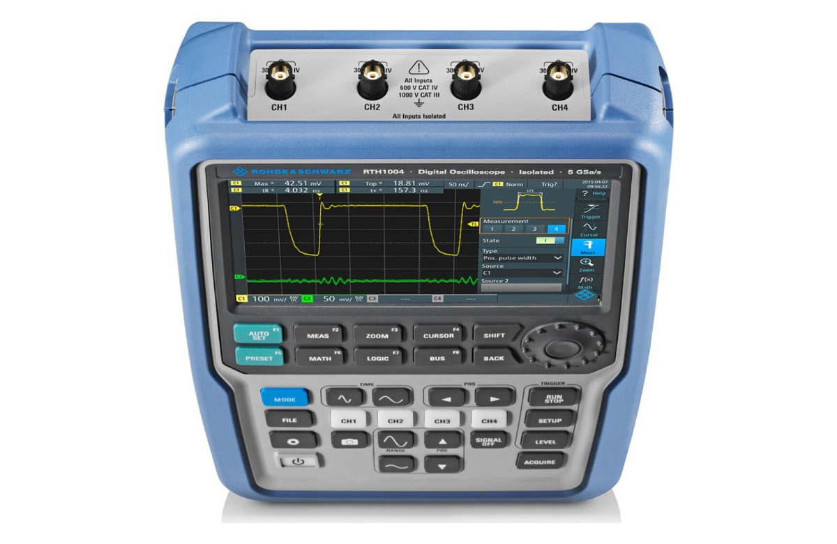 로데슈바르즈 RTH1014 100MHz R&S Scope Rider RTH1000 휴대용 오실로스코프