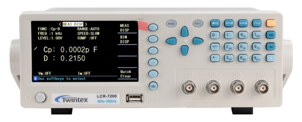 트윈텍스 LCR-7200 벤치형 LCR 미터