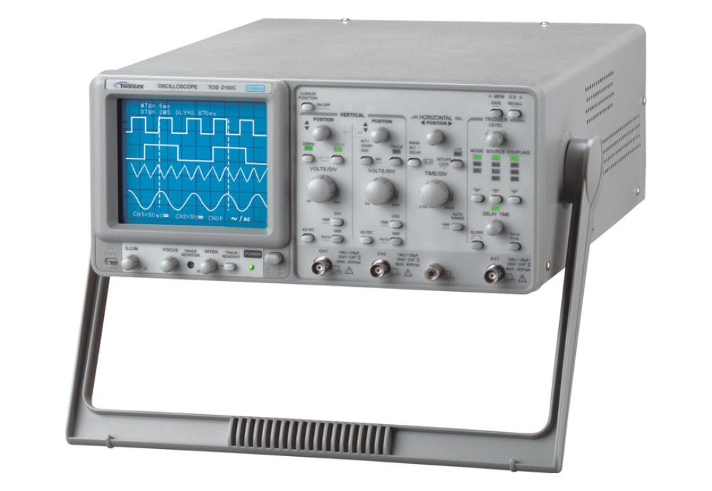 트윈텍스 TOS-2100C 100MHz 아날로그 오실로스코프