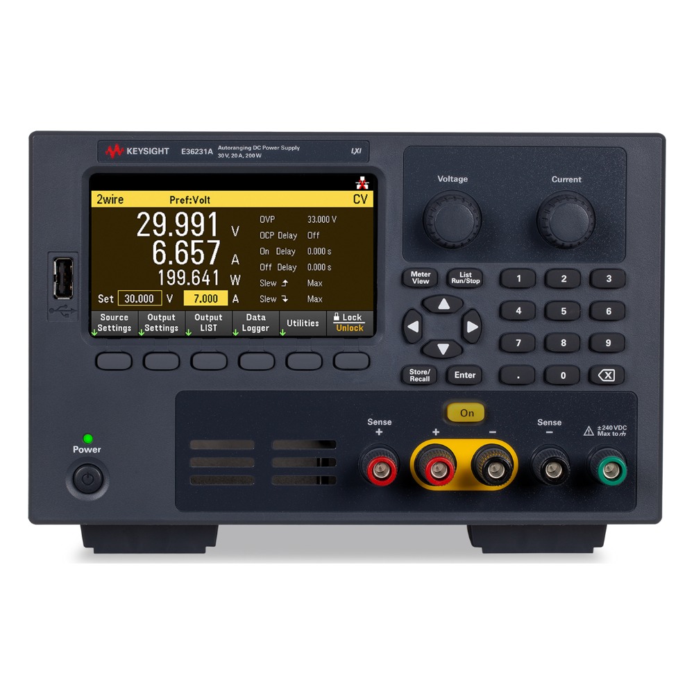 키사이트 E36231A 200 W DC 전원공급기