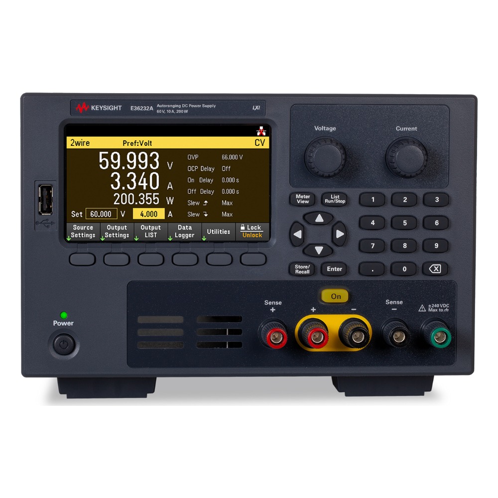 키사이트 E36232A 200 W DC 전원공급기