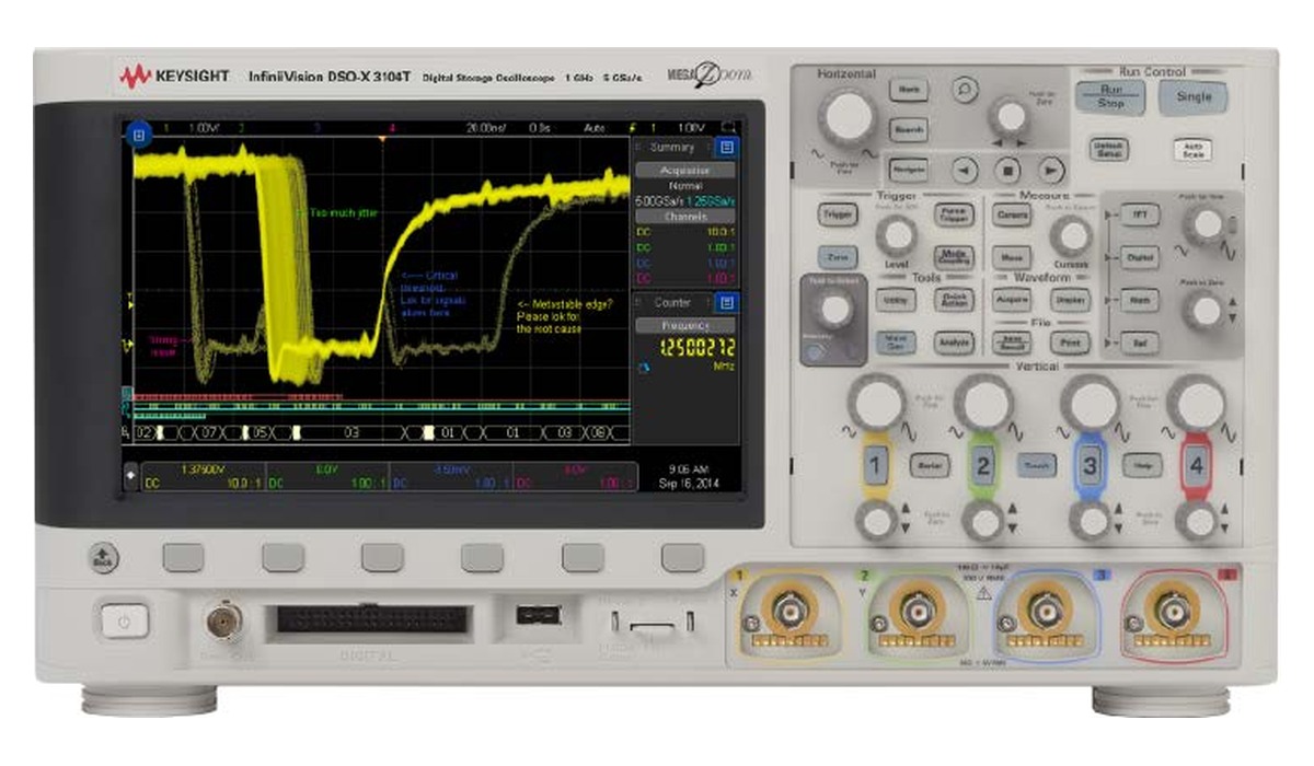 키사이트 DSOX3014T 100MHz InfiniiVision 3000T X 디지털 오실로스코프