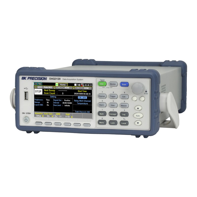 BK Precision DAQ3120-GPIB 벤치탑 데이터 수집 시스템 (GPIB)