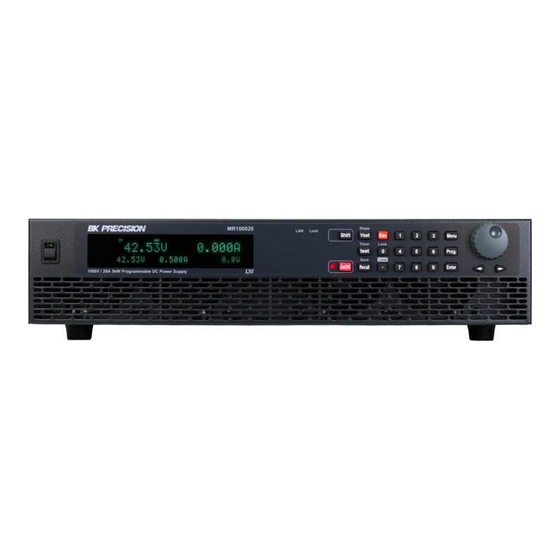 BK Precision MR100020 고전압 멀티레인지 DC 전원공급기 정면