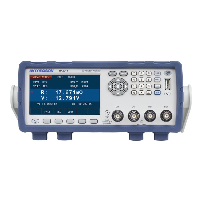 BK Precision BA6010 배터리 분석기 60 V 정면