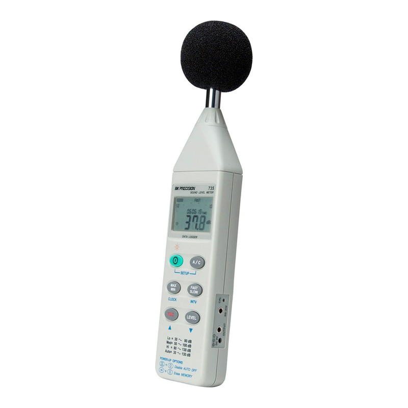 BK Precision 735 데이터 로깅 소음계