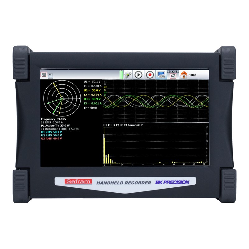 BK Precision DAS50 4채널 고속 멀티펑션 데이터 레코더 정면