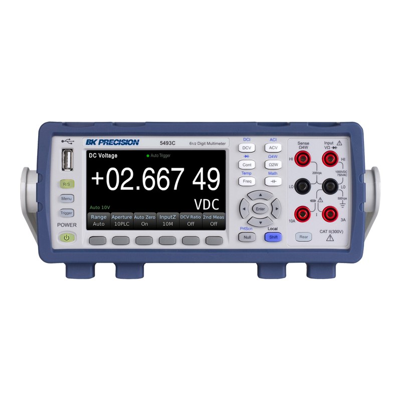 BK Precision 5493C 6½자리 벤치형 디지털 멀티미터 정면