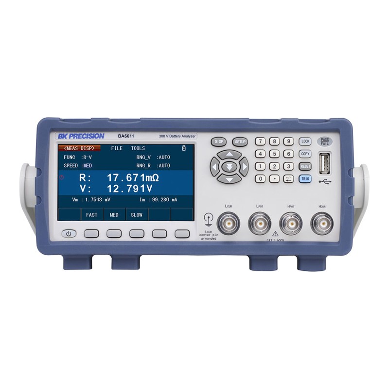 BK Precision BA6011 배터리 분석기 300 V 정면