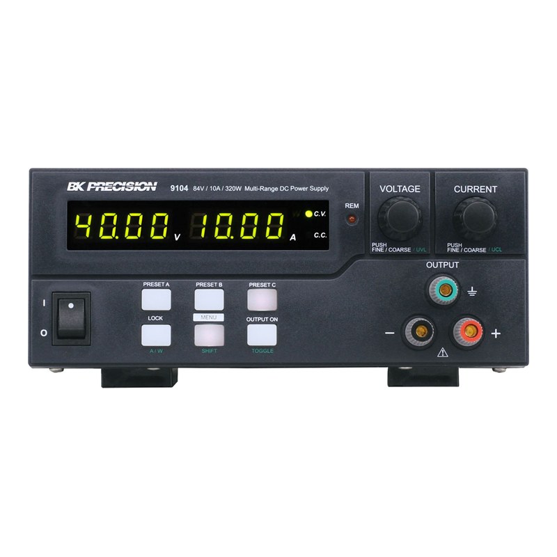BK Precision 9104 멀티레인지 DC 전원공급기 정면