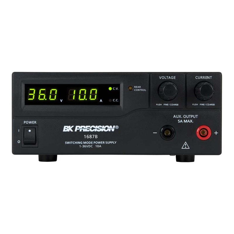 BK Precision 1687B USB 스위칭 DC 전원공급기 정면