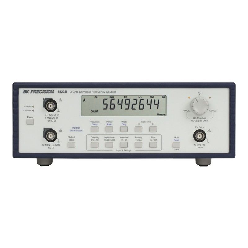 BK Precision 1823B 3 GHz 유니버설 주파수 카운터 정면