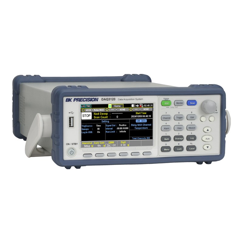 BK Precision DAQ3120-GPIB 벤치탑 데이터 수집 시스템 (GPIB)