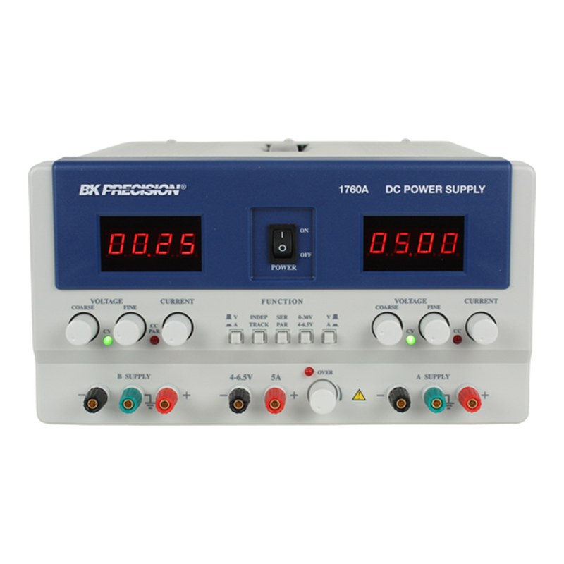 BK Precision 1760A 3채널 DC 전원공급기 정면