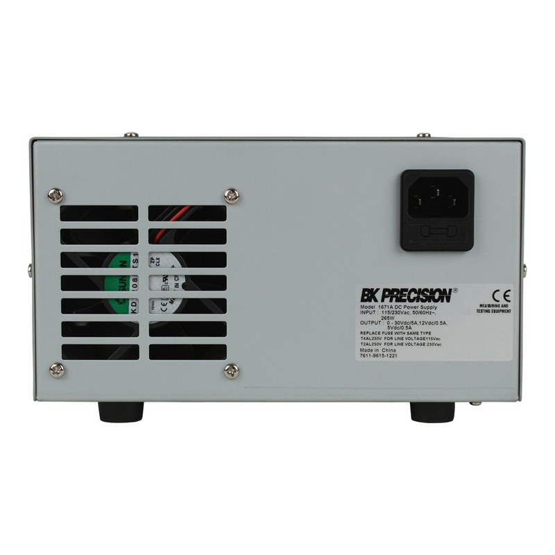 BK Precision 1671A 3채널 DC 전원공급기