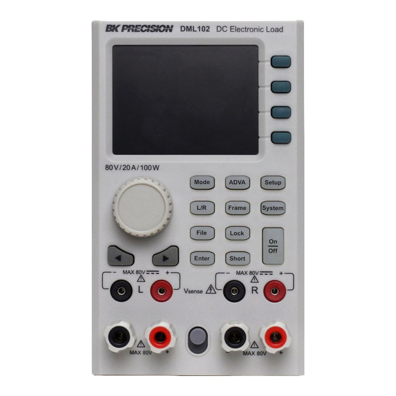 BK Precision DML102 2채널 DC 전자로드 모듈 정면
