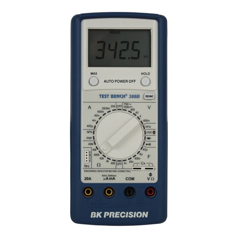 BK Precision 388BKIT 디지털 멀티미터 테스트 리드 키트 정면