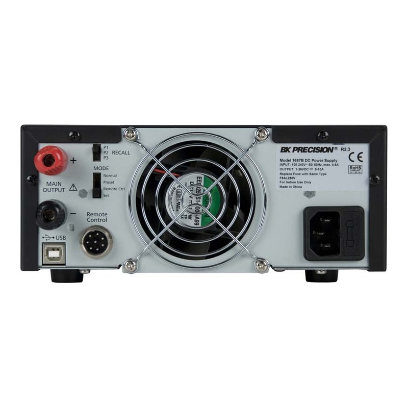 BK Precision 1687B USB 스위칭 DC 전원공급기
