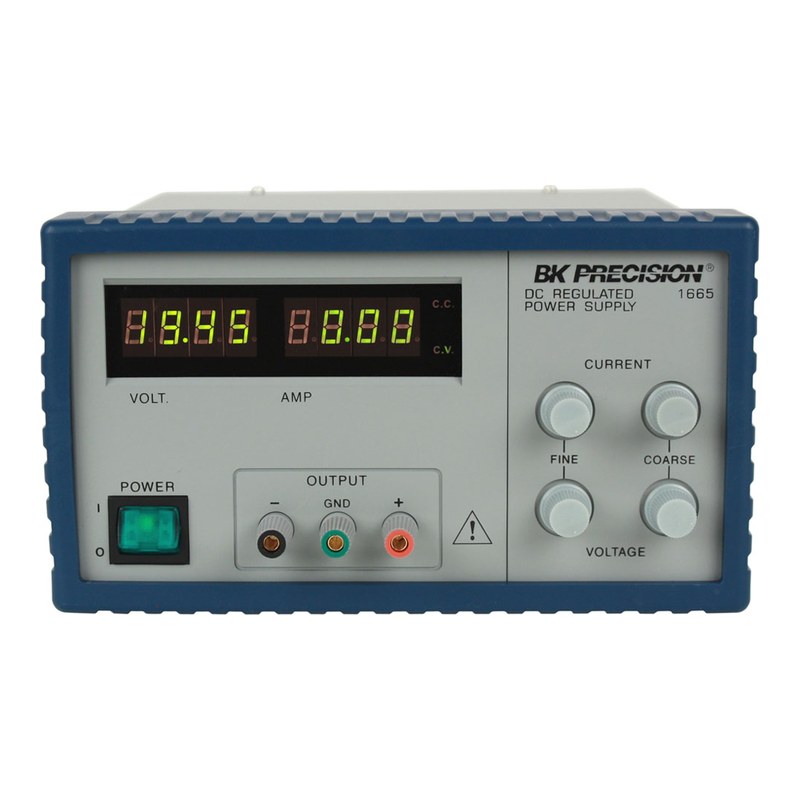 BK Precision 1665 스위칭 DC 전원공급기 정면