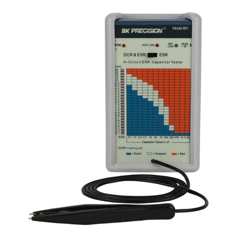 BK Precision 881 인서킷 ESR 테스터 정면