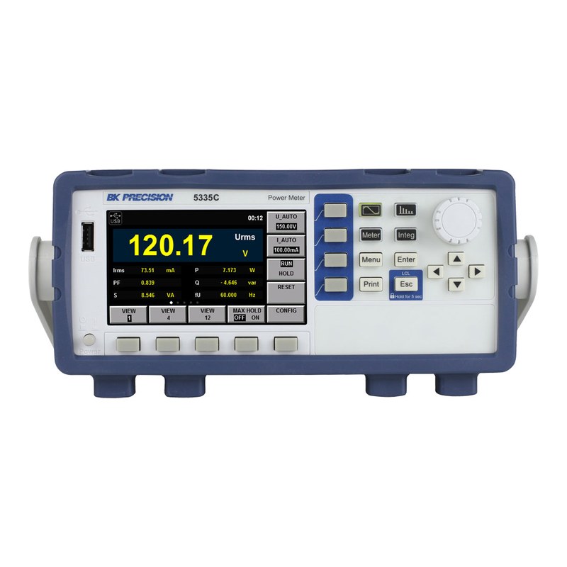 BK Precision 5335C 단상 AC/DC 디지털 파워미터 정면