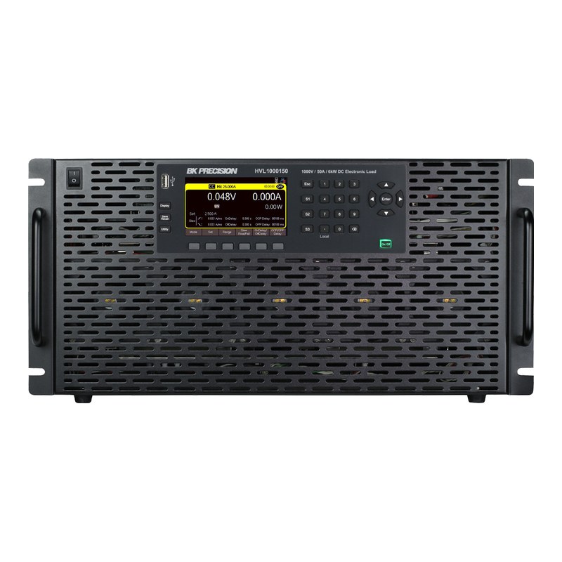 BK Precision HVL100050 1000V 프로그래머블 DC 전자로드 정면