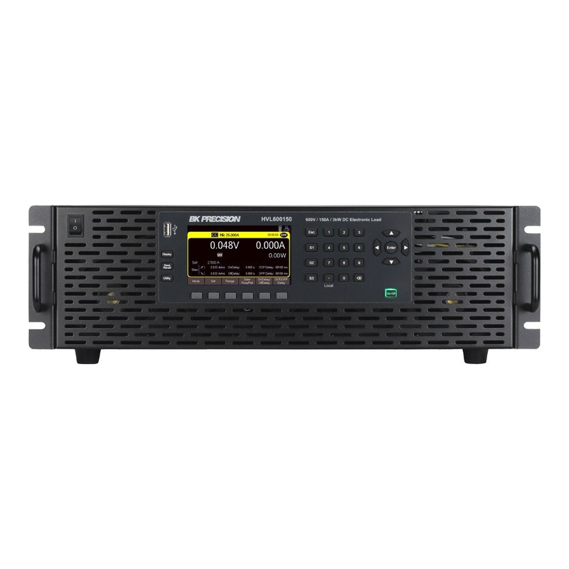 BK Precision HVL600150 600V 프로그래머블 DC 전자로드 정면
