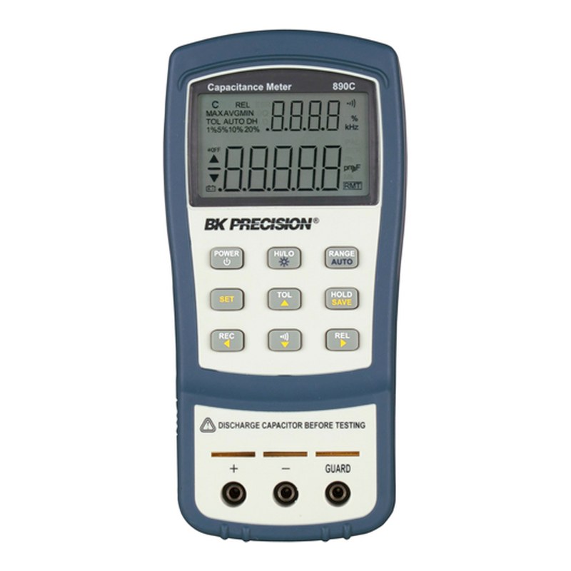 BK Precision 890C 핸드헬드 커패시턴스 미터 정면