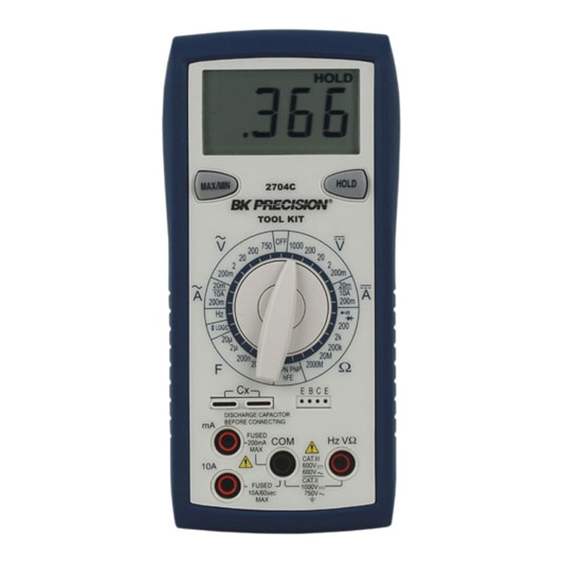 BK Precision 2704C 수동 레인지 디지털 멀티미터 정면