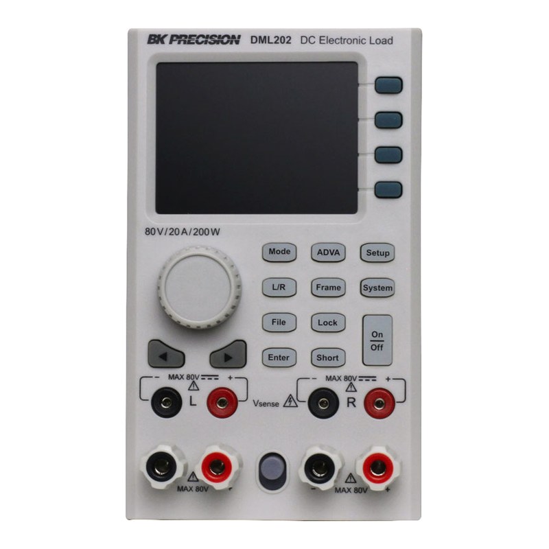 BK Precision DML202 2채널 DC 전자로드 모듈 정면