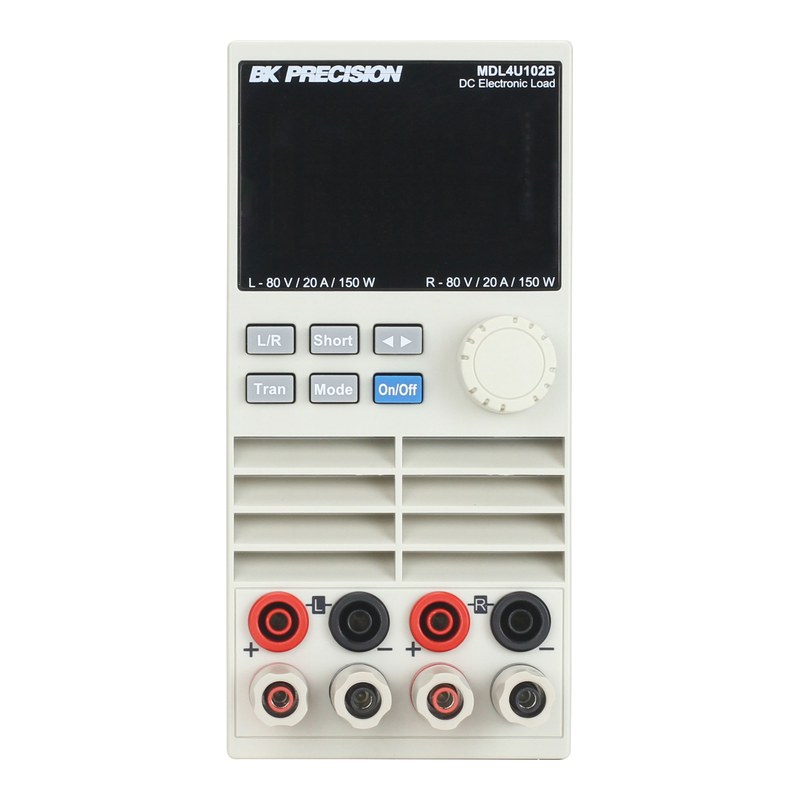 BK Precision MDL4U102B 2채널 DC 전자로드 모듈 정면