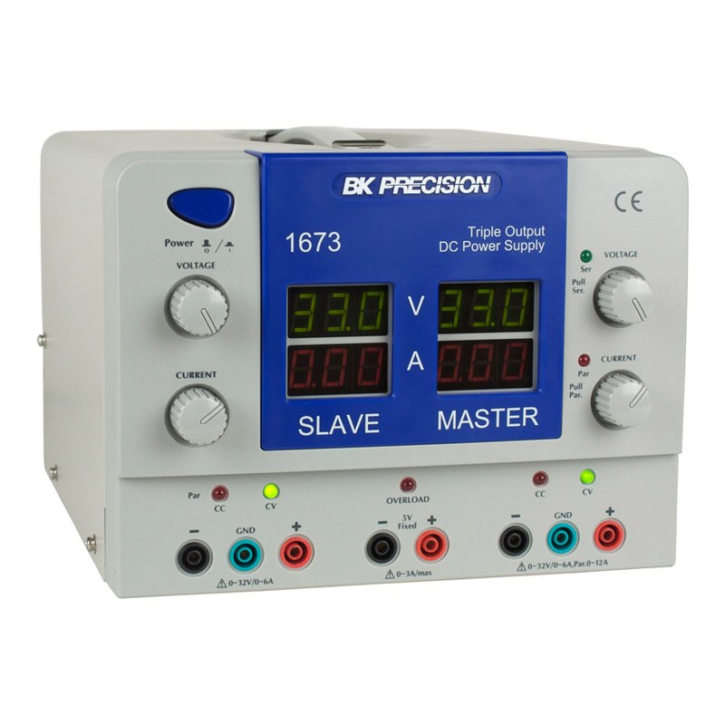 BK Precision 1673 3채널 쿼드 디스플레이 DC 전원공급기