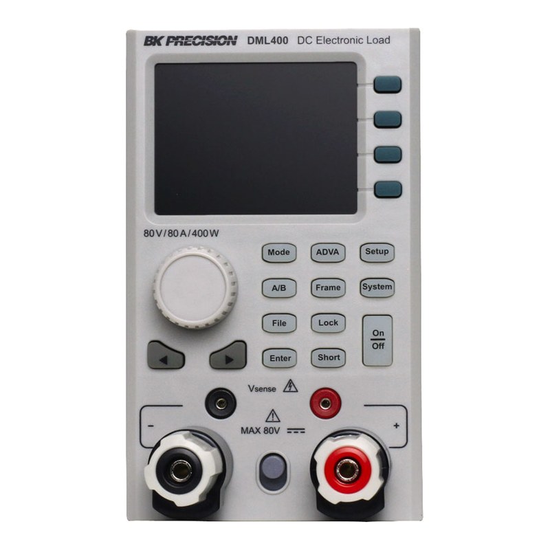 BK Precision DML400 단일 채널 DC 전자로드 모듈 정면