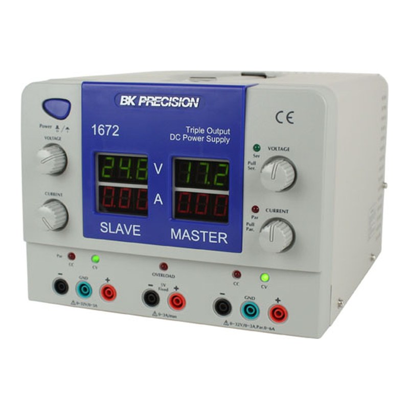 BK Precision 1672 3채널 쿼드 디스플레이 DC 전원공급기
