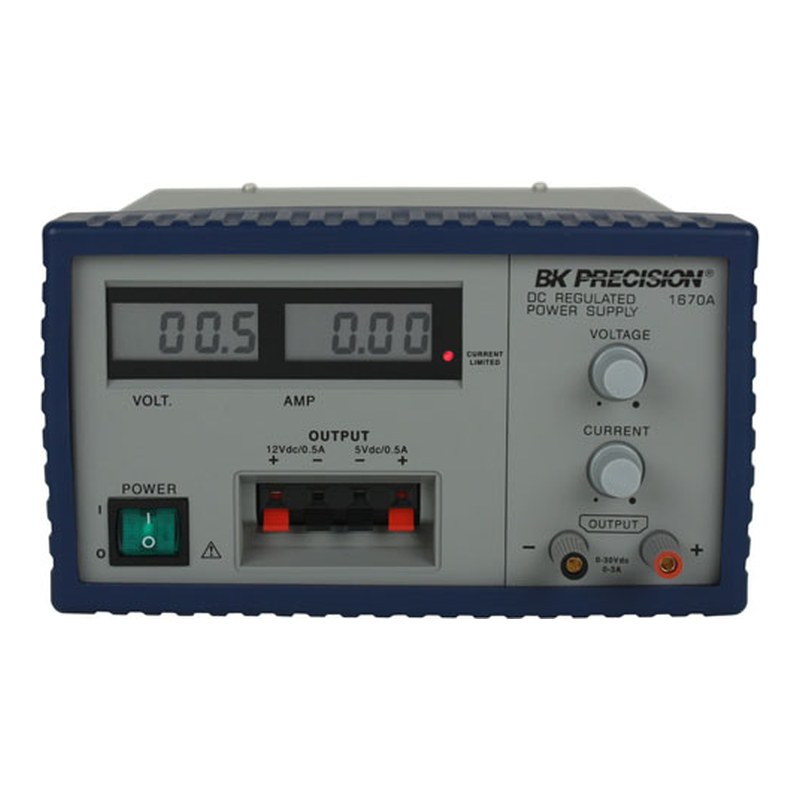 BK Precision 1670A 3채널 DC 전원공급기 정면