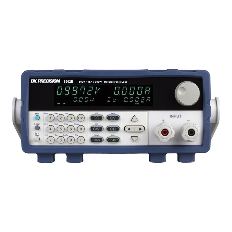 BK Precision 8502B 500V 프로그래머블 DC 전자로드 정면