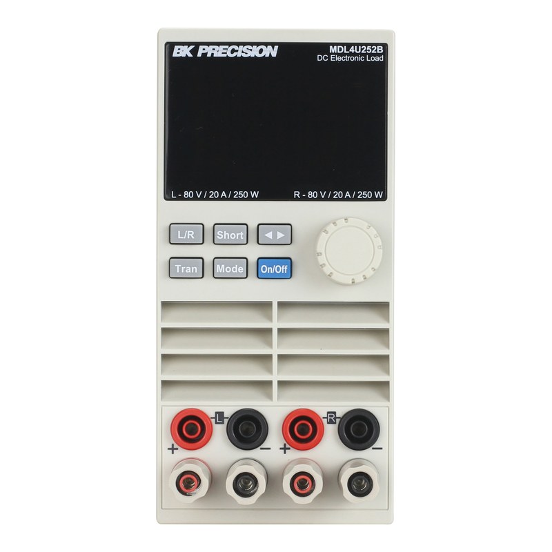 BK Precision MDL4U252B 2채널 DC 전자로드 모듈 정면