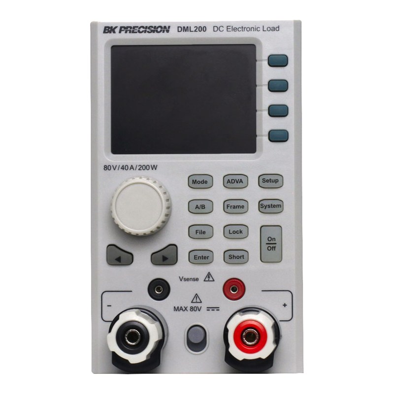 BK Precision DML200 단일 채널 DC 전자로드 모듈 정면