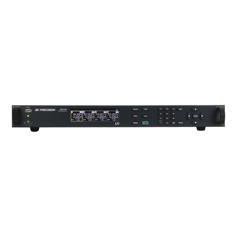 BK Precision MPS1000 모듈형 DC 전원공급기 메인프레임 정면
