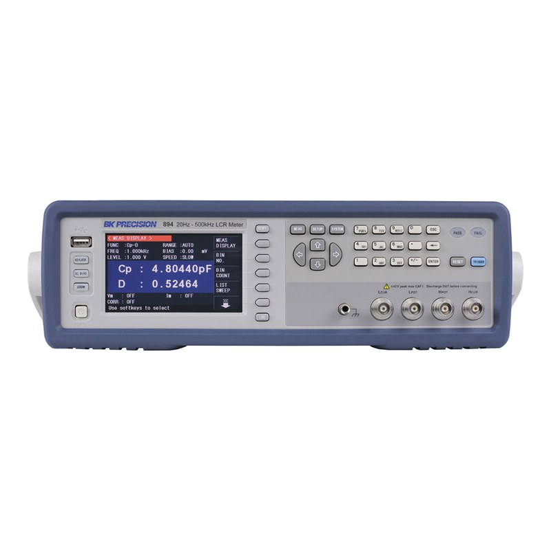 BK Precision 894 500kHz 정밀 LCR 미터 정면