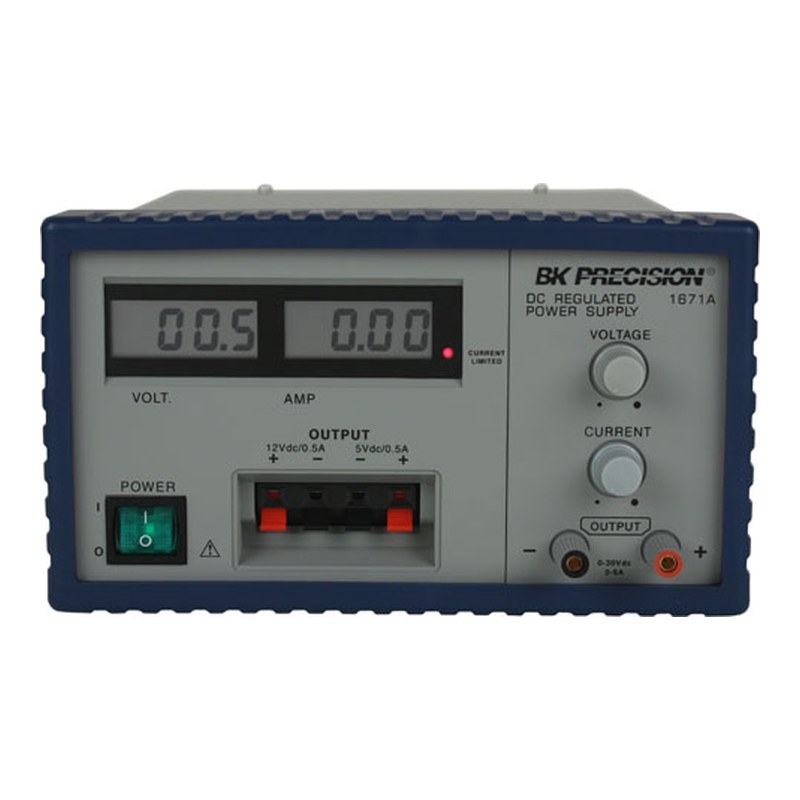 BK Precision 1671A 3채널 DC 전원공급기 정면