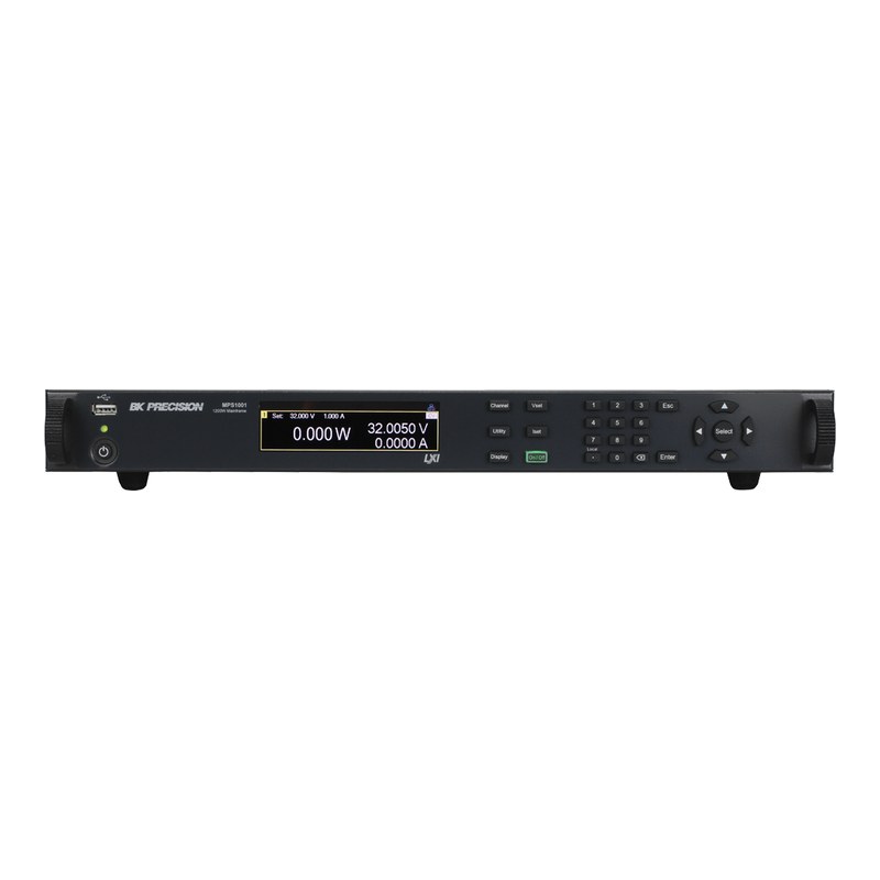 BK Precision MPS1001 모듈형 DC 전원공급기 메인프레임 정면