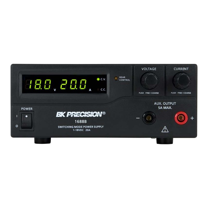 BK Precision 1688B USB 스위칭 DC 전원공급기 정면
