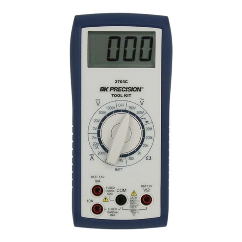BK Precision 2703C 수동 레인지 디지털 멀티미터 정면