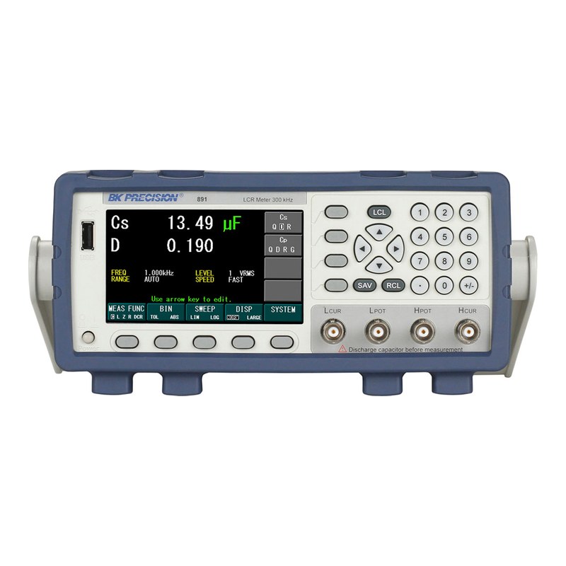 BK Precision 891 300kHz 벤치형 LCR 미터 정면