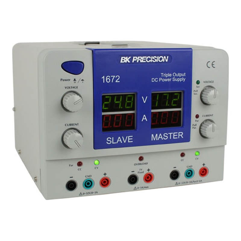 BK Precision 1672 3채널 쿼드 디스플레이 DC 전원공급기