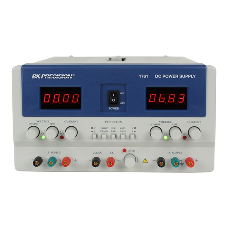 BK Precision 1761 3채널 DC 전원공급기 정면