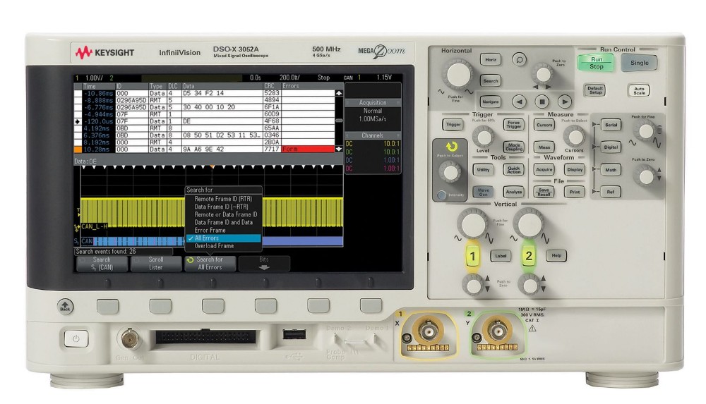 키사이트 DSOX3052A 500MHz InfiniiVision 3000 X 디지털 오실로스코프