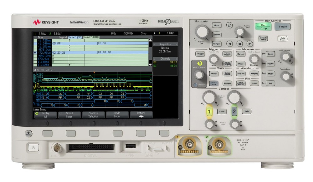 키사이트 DSOX3102A 1GHz InfiniiVision 3000 X 디지털 오실로스코프